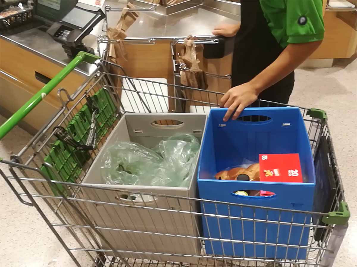 Reusable Tote Boxes for Grocery shopping