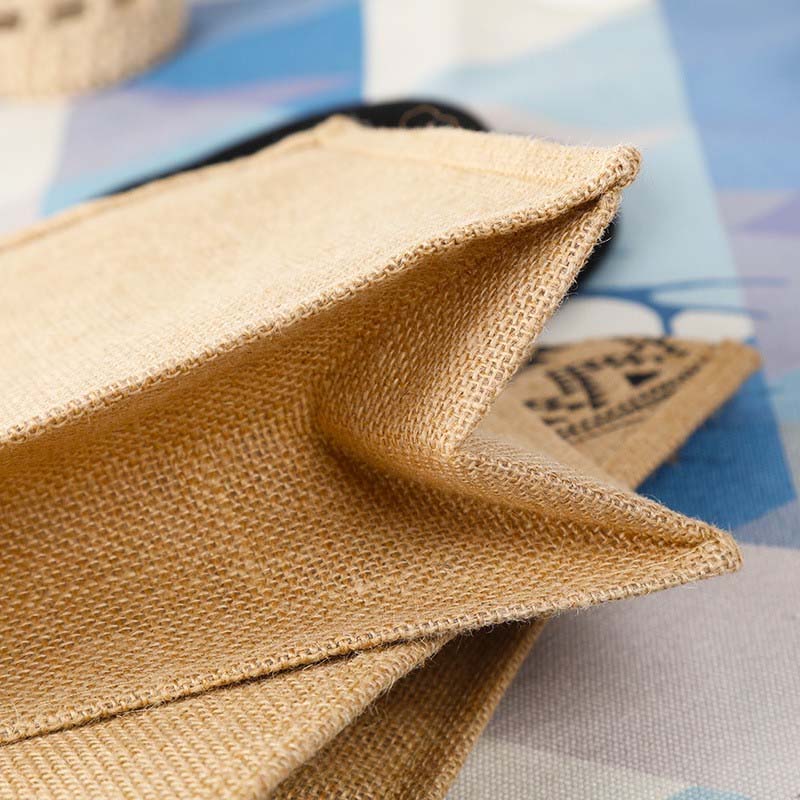 Burlap bags sacks totes and boxes are plant based packaging products. 