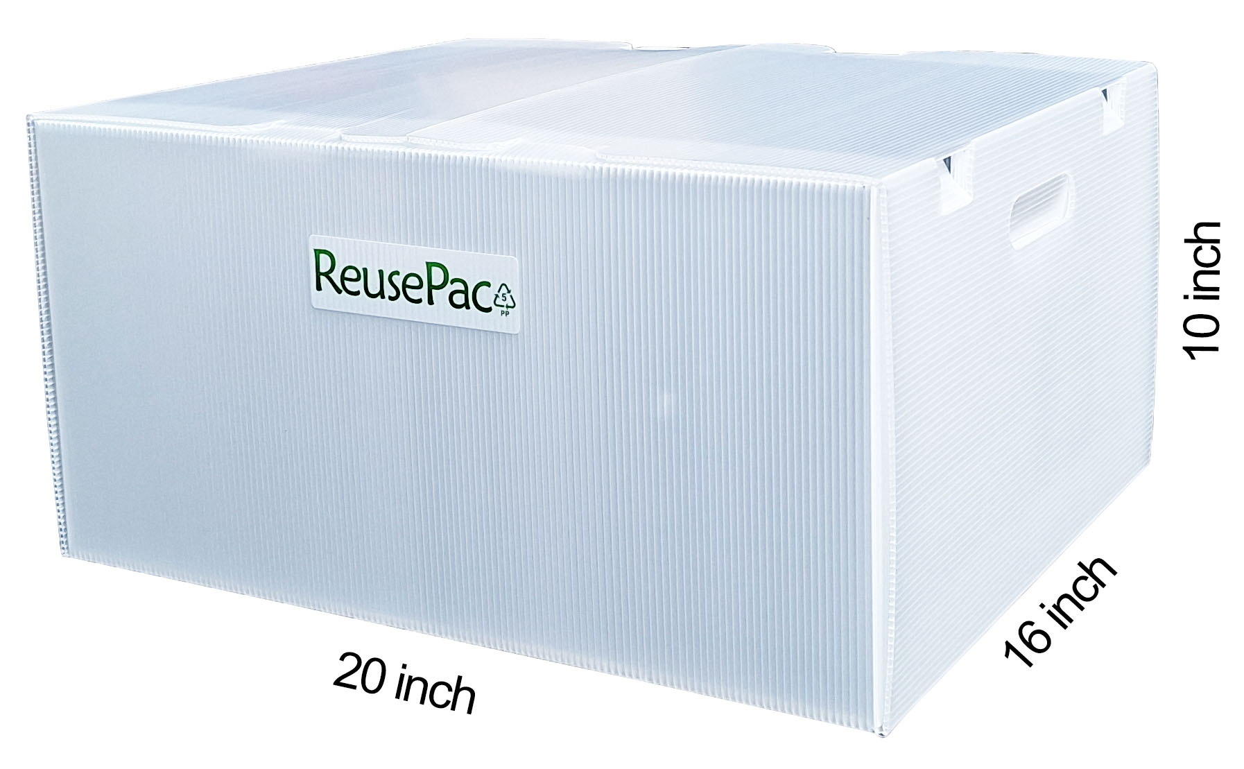 ReusePac Heavy Duty Recycled Plastic Corrugated Moving Boxes with
