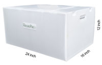 Reusable box near white 24x16x12 inch moving & storage